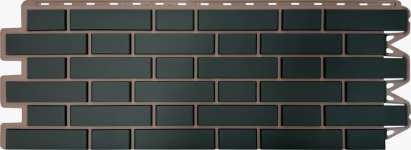 Фасадная панель Альта-Профиль, Кирпич Клинкерный, Графит купить в Абинске