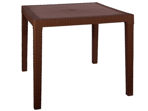 Стол квадратный FIJI Quatro Table Коричневый купить в Абинске