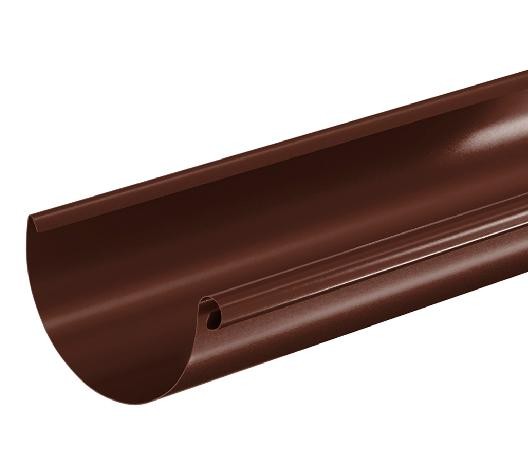 Водосток Aquasistem, система 150/100 - Водосточный желоб 3.00м RAL 8017 Коричневый купить в Абинске