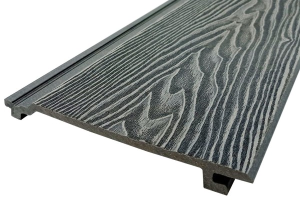 Сайдинг Darvolex 185x19x3000мм, 3D тиснение Серый купить в Абинске