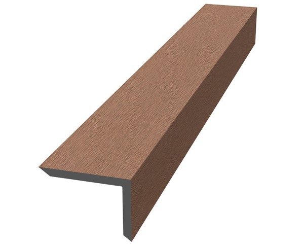 Уголок ДПК для террасной доски NauticPrime, 60x40x2900мм Кедр купить в Абинске