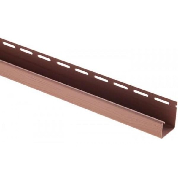 J-профиль Люкс Крашенный, T-15, ВН, Красно-коричневый купить в Абинске