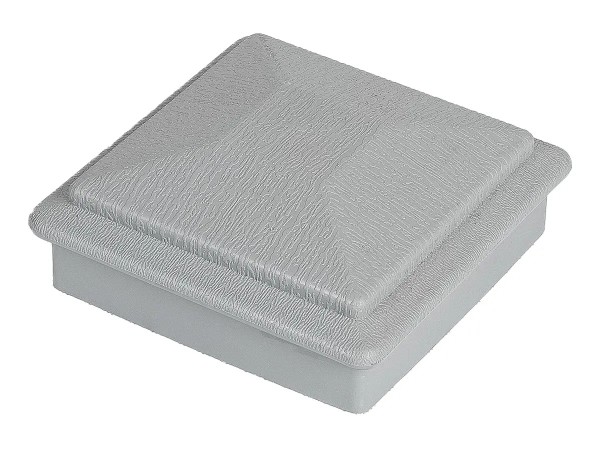 Крышка верхняя фигурная ПВХ для столба Deckart 100х100 Серый купить в Абинске