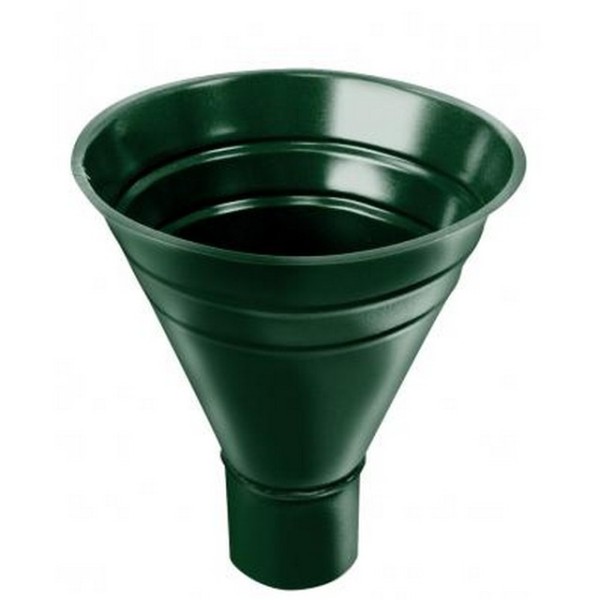 Водосток Grand Line 125x90 – Воронка водосборная RAL 6005 купить в Абинске