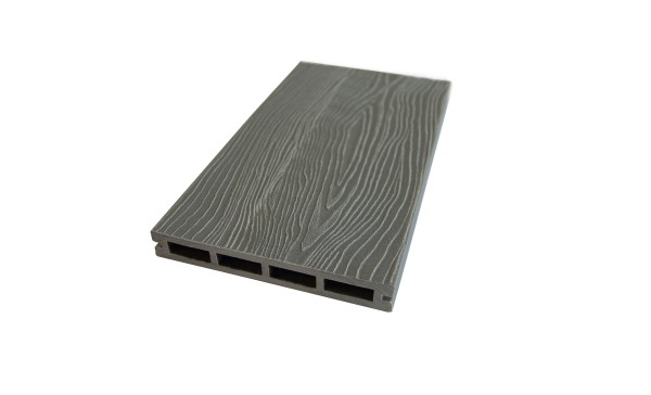 Террасная доская ДПК NanoWood Nature 3D (20мм) пустотелая Серый купить в Абинске