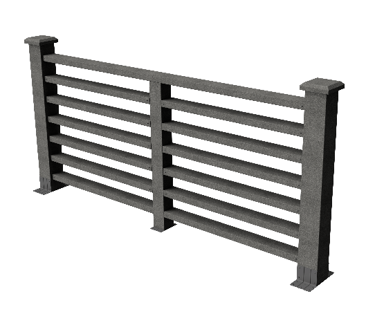 Ограждения декоративное ДПК GRINDERDECO Марсело серый базальт купить в Абинске