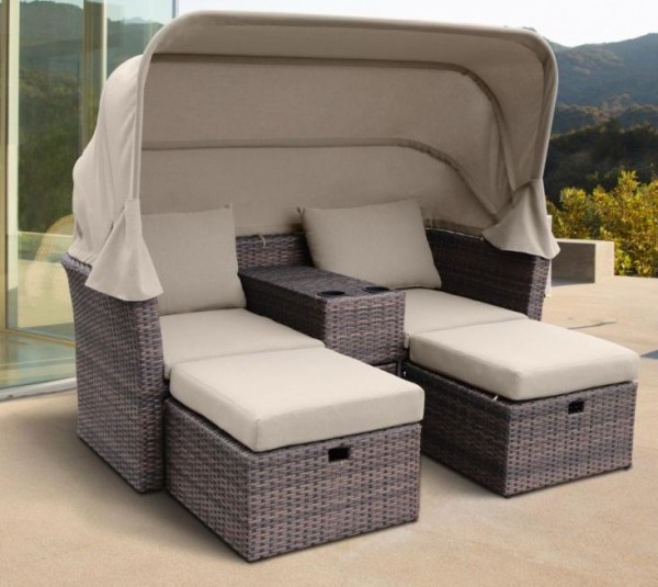 Комплект мебели AFINA плетеной из иск. ротанга AFM-330B Brown купить в Абинске