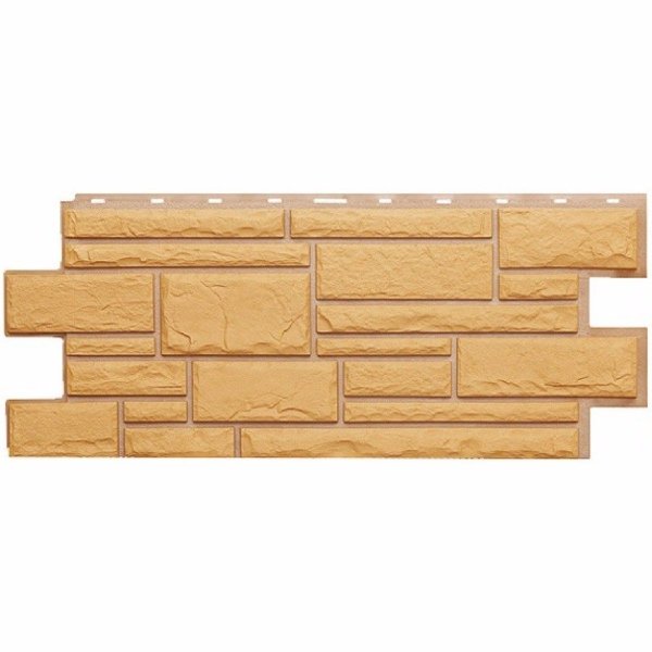 Фасадная панель Техоснастка, Камень Дикий, Бежевый купить в Абинске