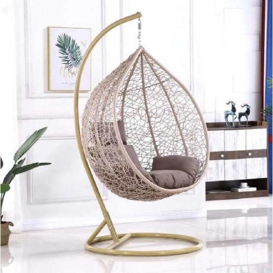 Кресло Подвесное из искусственного ротанга AFM-169A-XLB Beige купить в Абинске
