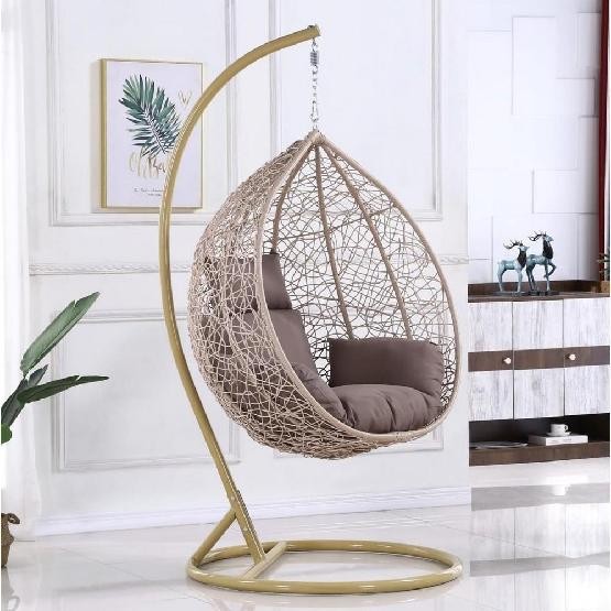 Кресло Подвесное из искусственного ротанга AFM-169A-LB Beige купить в Абинске