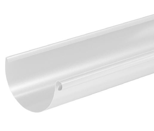 Водосток Aquasistem, система 125x90 - Водосточный желоб 3.00м RR 20 Белый купить в Абинске