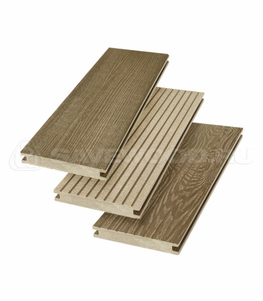 Террасная доска SW Fraxinus (R) полнотелая «SaveWood» Тик купить в Абинске
