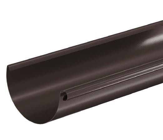 Водосток Aquasistem, система 150/100 - Водосточный желоб 3.00м RR 32 Тёмно Коричневый купить в Абинске