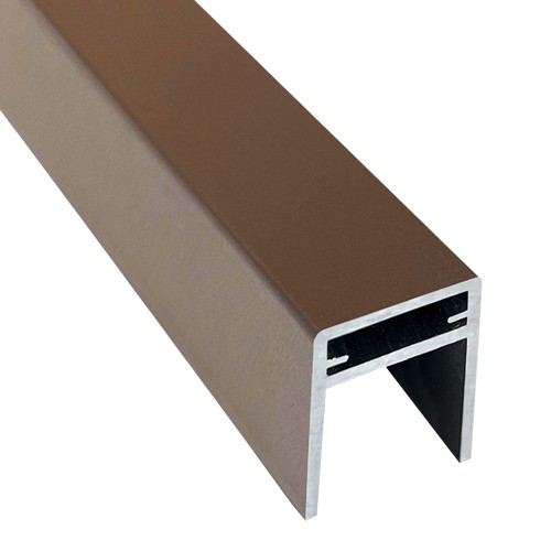 П-профиль Алюминиевый EasyDecking 35x25 Венге купить в Абинске