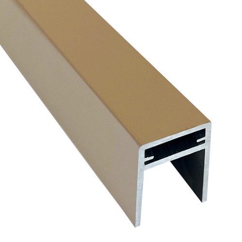 П-профиль Алюминиевый EasyDecking 35x25 Дуб купить в Абинске