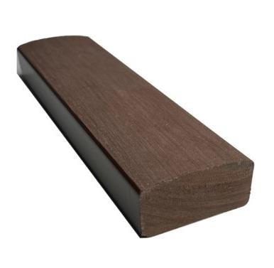 Лавочный брус Ecodecking Некст полнотелый брашированный 70х35 шоколад купить в Абинске
