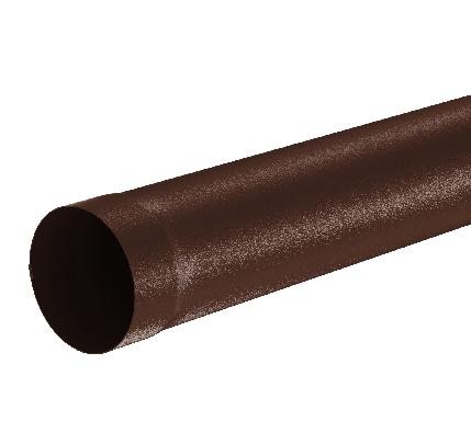 Водосток Aquasistem, Система 150/100 - Труба водосточная 1.00м RAL 8017 Коричневый matt купить в Абинске