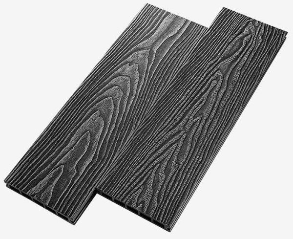 Террасная доска из ДПК RusDecking Unodeck Vintage - Графит купить в Абинске