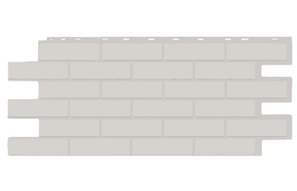 Фасадная панель T-Siding Кирпич Модерн Эко Уайт купить в Абинске